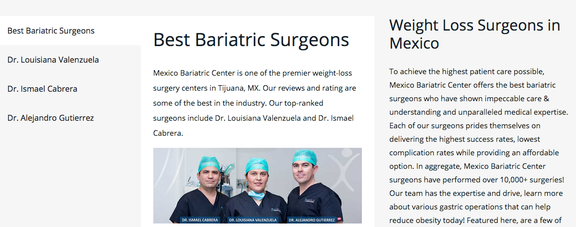 Mexico Bariatric Center Reviews